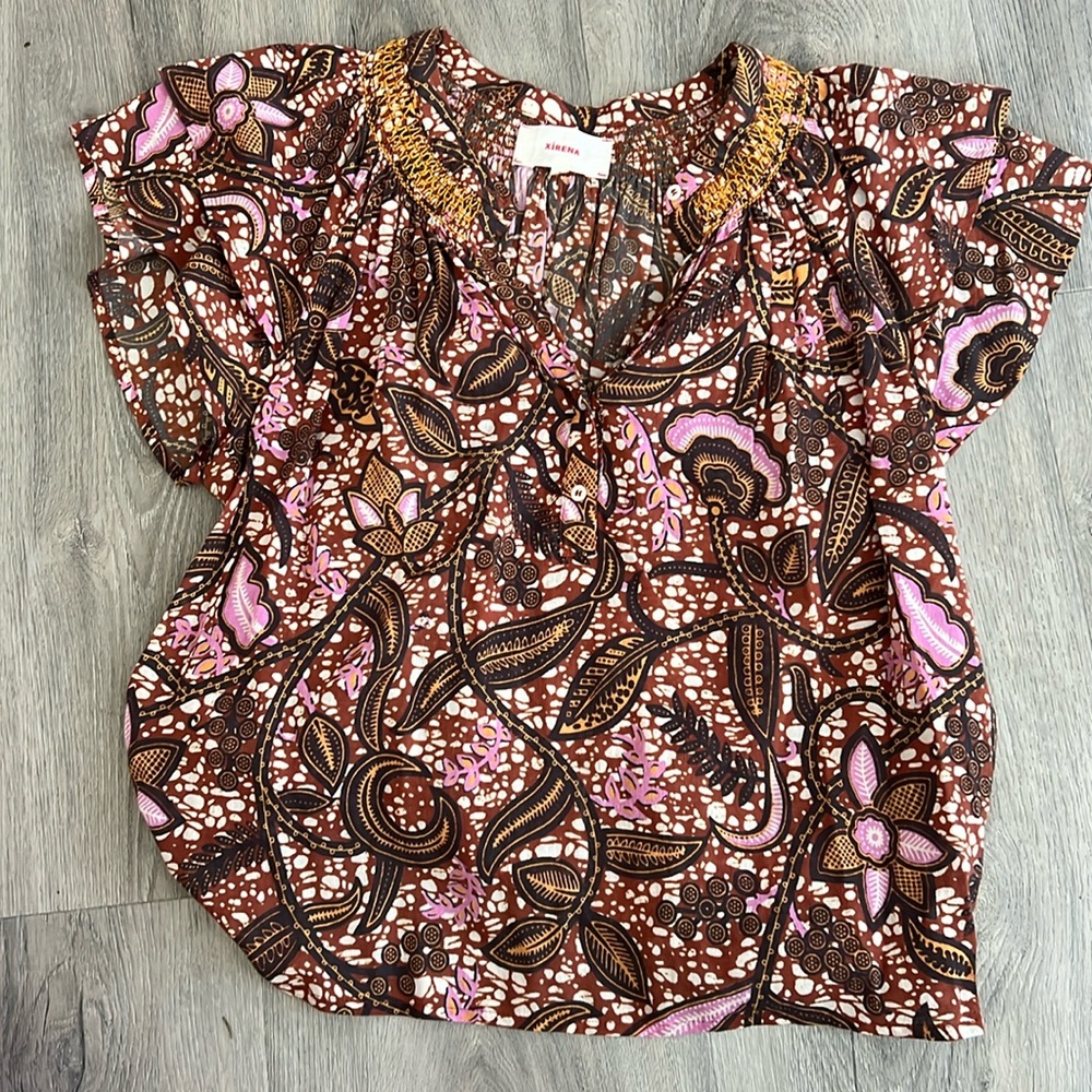 Xirena short sleeve top